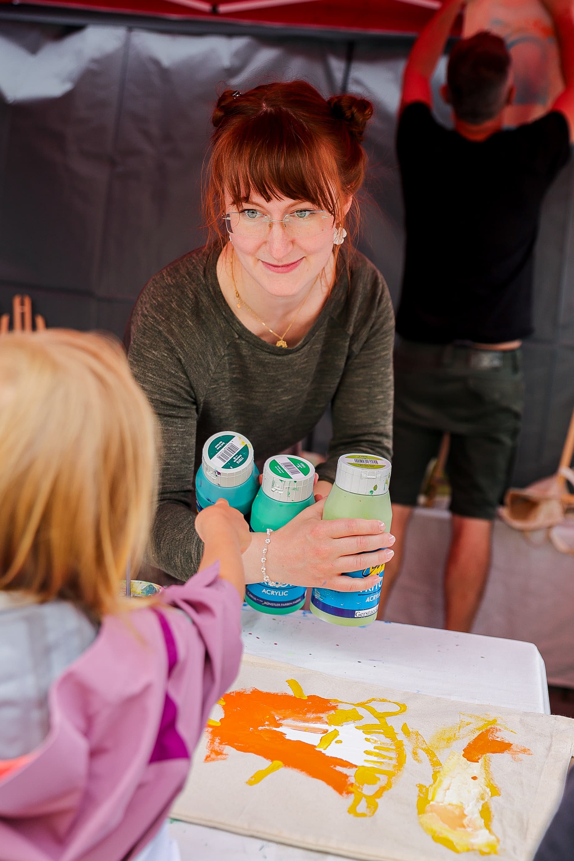 Impression vom Pop Up Markt